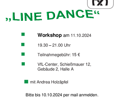 Line Dance Workshop am 11.10.2024